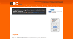 Desktop Screenshot of grupobc.com.es