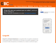 Tablet Screenshot of grupobc.com.es